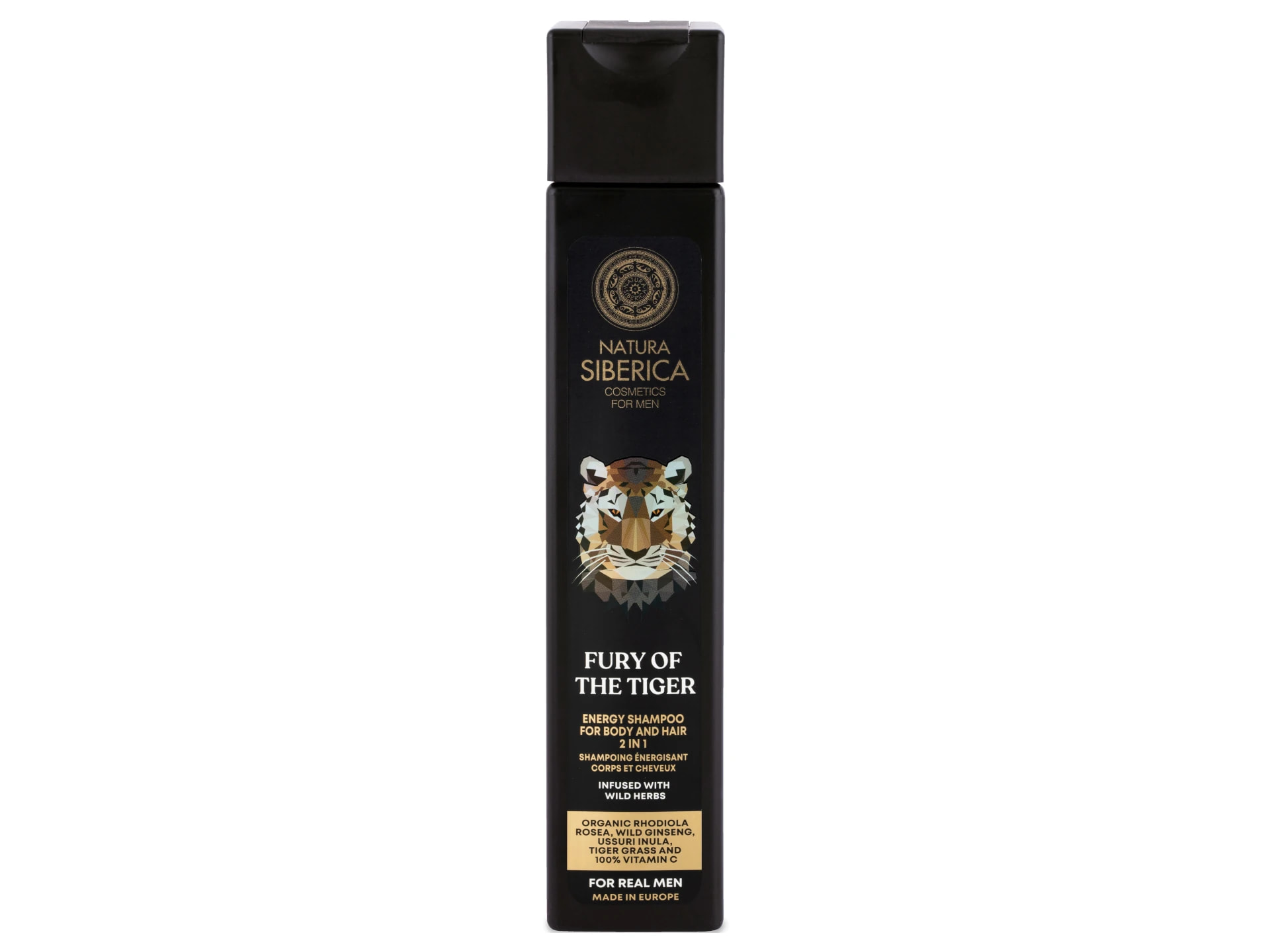 Natura Siberica Men Shampoo Body & Hair Wütender Tiger
